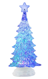11'' Blue LED Christmas Tree S/2