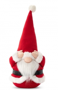 11'' Peek-A-Boo Santa Gnome