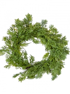 12'', 5'' Opening Cedar/Pine Wreath/ Candle Ring