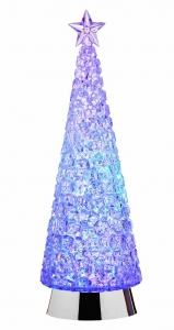 14'' 
Multi Color LED Prism Tree with Timer