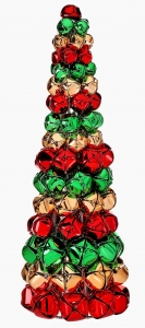 14'' Metal Jingle Bell Christmas Tree