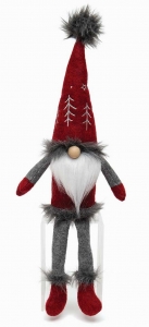18'' Danish Tree Stitch Hat Gnome with Legs