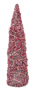 24'' Red Berry Cone Tree