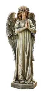 Tall Resin Praying Angel 20''