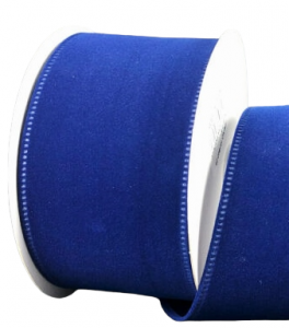 #40 Wired Cobalt Blue Velvet ribbon 10 yards 
NO LONGER AVAILABLE