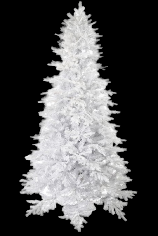 7.5' White LED Lit Tree