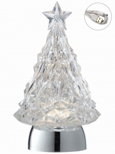 9'' Crystal LED Tree with Timer