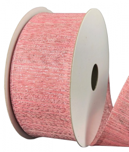 #9 Wired Rose Gold Metallic Weave Ribbon 10 yards 