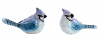 Birds Ceramic Blue Jays S/4 5.5
