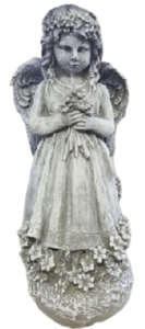 Concrete Angel with Bouquet 19'' 
5273.A101
