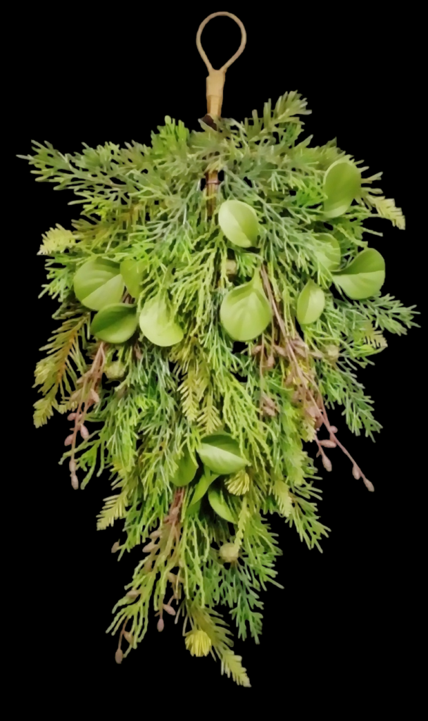 Cedar Eucalyptus Teardrop 24''