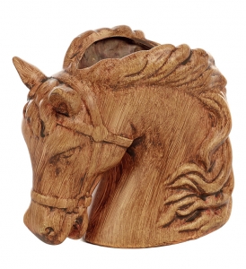 Ceramic Horse Head Planter
8" x 7", 5" x 2.5" Opening
