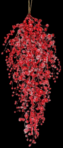 Iced Red Berry Teardrop 31''