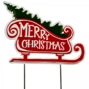 Metal Merry Christmas Stick In
Great for Plants 