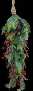 Mixed Sugar Pine/Pine Cone Berry Bough 36"