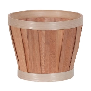 Natural Wood Pot Cover with Liner
6.75''