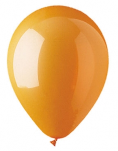 Orange Latex Balloons S/100 11''
