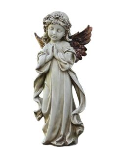 Resin Praying Angel with Bronze Wings
13''