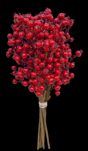 Red Berry Spray Bundle x 6 13.5'' 