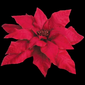 Red Weather Resistant Poinsettia Pick
10'' Bloom 