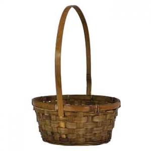 Round Stained Design Basket with Liner
8''
