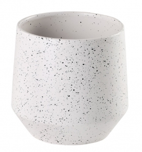 Speckled Ceramic Pot Cover 6.5''