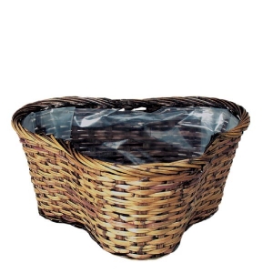 Stained Triple Basket Pot Cover 6'' 
