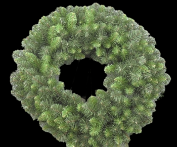 Two Tone Green Pine Wreath 2 Sizes 
