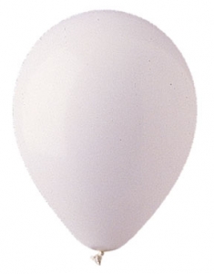 White Latex Balloons S/100 11''
