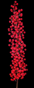 Weatherproof Large Red Berry Stalk 41''