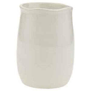 White Ceramic Vase 3.5'' x 6'' 