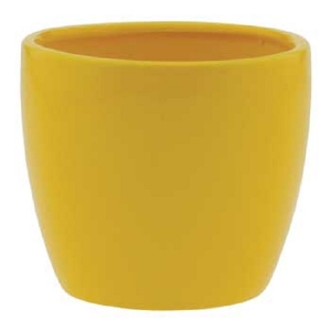 Yellow Ceramic Pot 5''