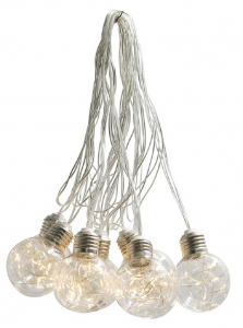 2'' LED Light Bulb Garland 9' 