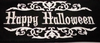 #40 Wired Happy Halloween 2.5" x 10yd