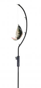 Resin Fishing Pole with Fish Stick In Pick S/2 17'' 