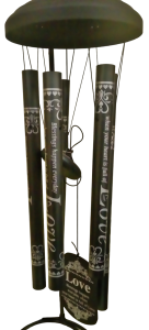 Blessings Happen Everyday When
Your Heart Is Full Of Love Wind Chime 40'' 
