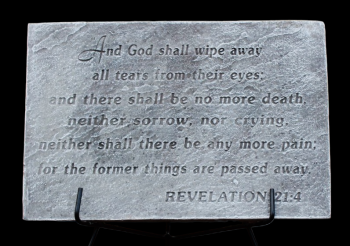Revelation 21:4 God Shall Wipe Away All Tears 18'' x 16'' 