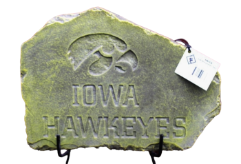 Iowa Hawkeye Garden Stone 15" 