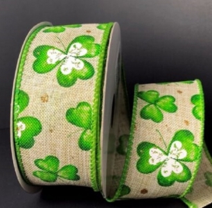 2 Rolls Saint Patricks Day Fabric Ribbons St Nigeria