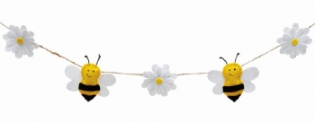 Bee Daisy Garland 4'