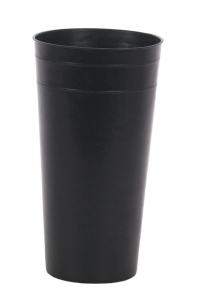 Black Round Economy Cooler Buckets 
6.5'' x 12.5''