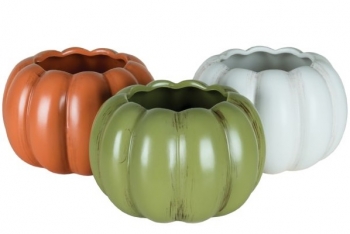 Ceramic Pumpkin Assortment S/6
2 Sizes 