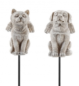 Cat/Dog Angel Stick In Pick S/2
3", 9" Removable Pick