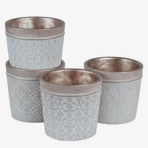 Concrete Champagne Pot Covers S/4 
4.5'' 