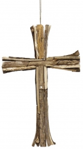 Driftwood Cross 25''