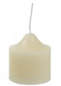 Event Pack 2" x 3" Slim Pillar Candles S/24 Unwrapped For Fast Set Up