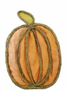 Flat Burlap/Twig Pumpkin Form
17" x 25"