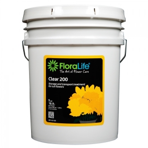 Floralife 200 Clear Storage and Transportation Treatment Liquid 5 Gallon Bucket 