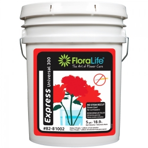 Floralife Clear Express Ultra Universal 300 Liquid 5 Gallon Bucket