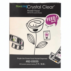 Floralife Crystal Clear 300 Powder 5 Gram Packets S/200 Counter Display